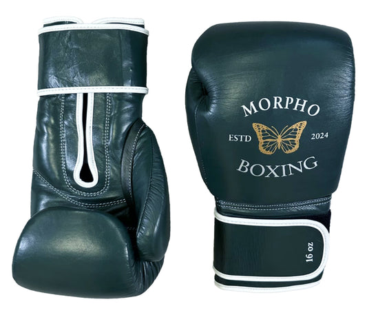 FOREST GREEN VELCRO SPARRING GLOVES S02