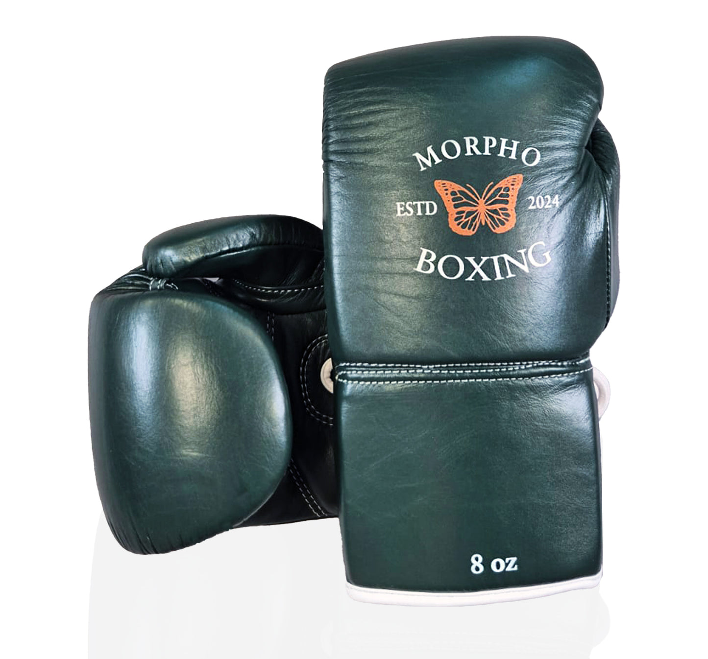 FOREST GREEN LACE UP SPARRING GLOVES